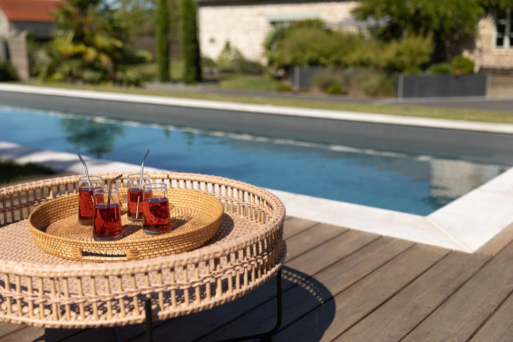 Manoir De La Nogrie - Chambre De Charme Avec Acces Privatif - Piscine Chauffee Sur Domaine 5 Etoiles Val-d'Ize Luaran gambar